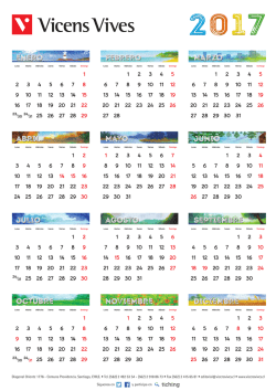 Calendario 2017 Descárgate el calendario 2017 - Vicens Vives