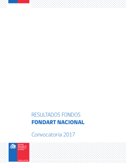 Resultados 2017 - Fondos Cultura