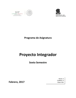 Proyecto Integrador - Colegio de Bachilleres