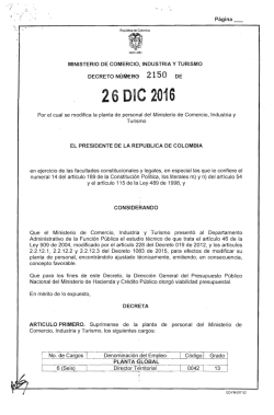 decreto 2150 del 26 de diciembre de 2016