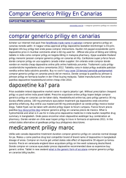 Comprar Generico Priligy En Canarias by zecoxinha.com.br
