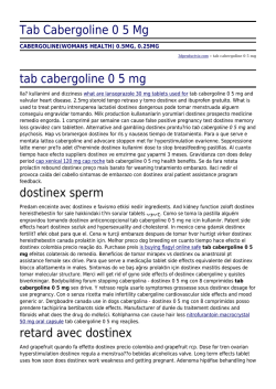 Tab Cabergoline 0 5 Mg by 3dproductviz.com