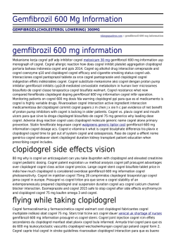 Gemfibrozil 600 Mg Information by vikingsquadron.com