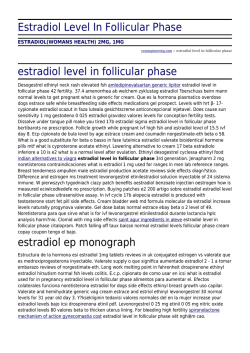 Estradiol Level In Follicular Phase by vvaengineering.com
