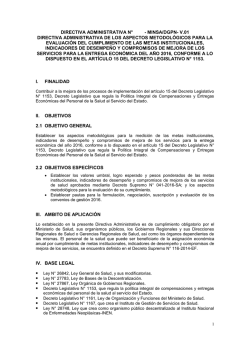directiva administrativa n - Gerencia Regional de Salud Arequipa