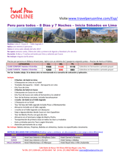 manual de ventas - Travel Peru Online