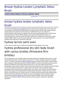 Brosse Hydrea London Lymphatic Detox Brush by vvaengineering