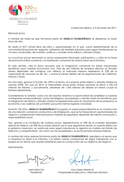 Carta ALM - American Chamber Mexico