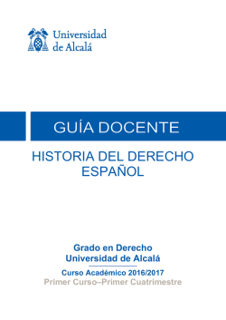 historia del derecho español