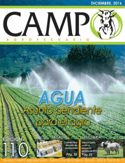 Un gigante en el agro - Revista Campo Agropecuario