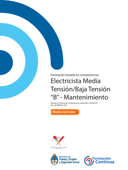 Electricista Media Tensión/Baja Tensión “B”