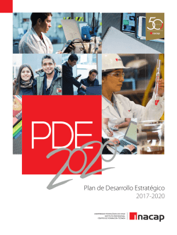 Plan de Desarrollo Estratégico 2017-2020