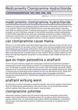 Medicamento Clomipramine Hydrochloride by randybest.com