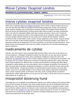 Misive Cytotec Oxaprost Londres by professmodels.com