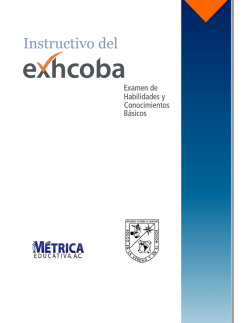 instructivo del exhcoba - Universidad Autónoma de Querétaro
