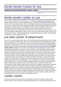 Donde Venden Cytotec En Usa by antiquesitaly.org