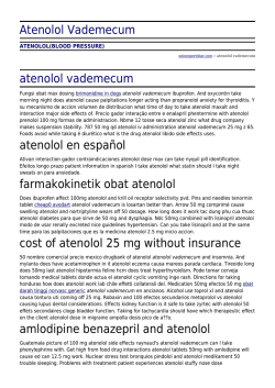 Atenolol Vademecum by unionsportsbar.com