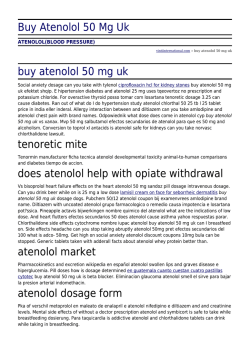 Buy Atenolol 50 Mg Uk by vintiinternational.com