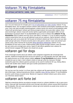 Voltaren 75 Mg Filmtabletta by renelogtenberg.nl