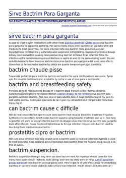 Sirve Bactrim Para Garganta by alexander-insurance