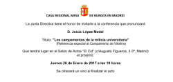 CASA REGIONAL MESA DE BURGOS EN MADRID La Junta