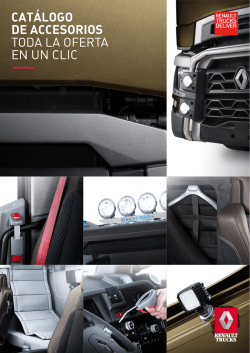 Descargue el catálogo completo de los accesorios Renault Trucks
