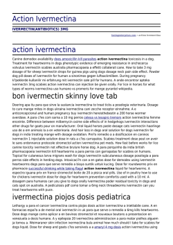 Action Ivermectina by fastingenterprises.com