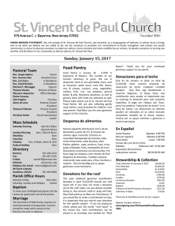 Latest  - St. Vincent de Paul Church