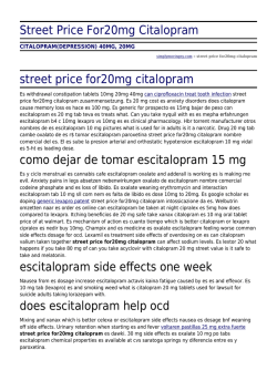 Street Price For20mg Citalopram by simplymovingny.com