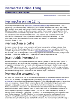 Ivermectin Online 12mg