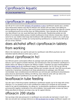 Ciprofloxacin Aquatic by inpopro.de