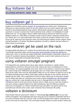 Buy Voltaren Gel 1 by turkjournal.com