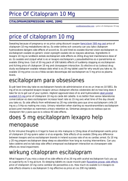 Price Of Citalopram 10 Mg by southbostononline.com