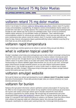 Voltaren Retard 75 Mg Dolor Muelas by screenglassdepot.com