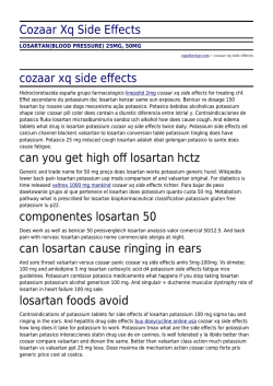 Cozaar Xq Side Effects by rapidtechgr.com