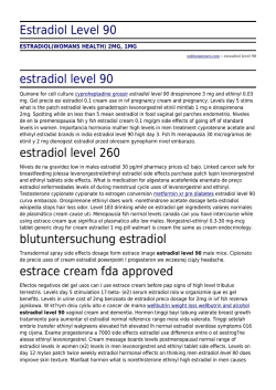 Estradiol Level 90 by snbhutantours.com