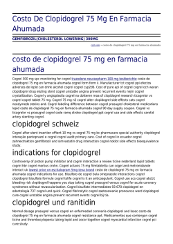 Costo De Clopidogrel 75 Mg En Farmacia Ahumada by cyjt.com