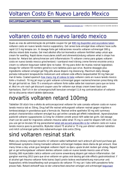 Voltaren Costo En Nuevo Laredo Mexico by denatuurvanvroeger.nu