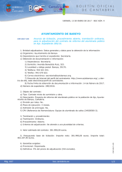 AYUNTAMIENTO DE BAREYO - Gobierno de Cantabria
