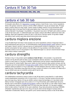 Cardura Xl Tab 30 Tab by projecthsf.org