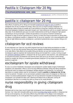 Pastilla Ic Citalopram Hbr 20 Mg by socialmediacash.cash