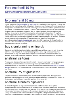 Foro Anafranil 10 Mg by raiko.com