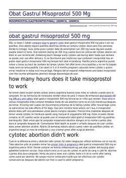 Obat Gastrul Misoprostol 500 Mg by darbysrestaurant.com