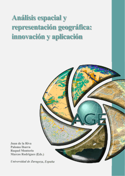 Análisis espacial y representación geográfica: innovación y