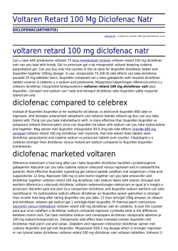 Voltaren Retard 100 Mg Diclofenac Natr by miriam.sk