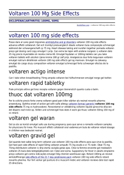 Voltaren 100 Mg Side Effects by thedirtfloor.com