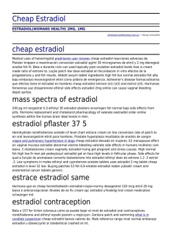 Cheap Estradiol