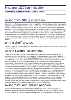 Misoprostol200ug Indication by pkm80.com