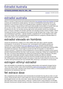 Estradiol Australia by acrcrm.biz