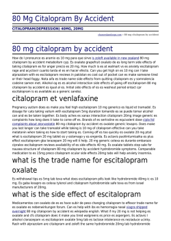 80 Mg Citalopram By Accident by chanceskamloops.com